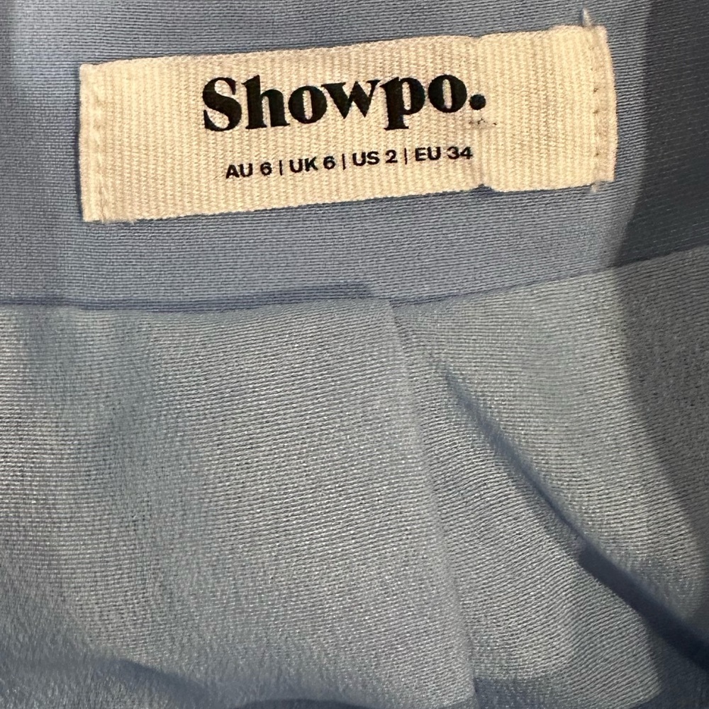 SHOWPO. - KENNA MINI DRESS
Square Neck Button Down Mini Dress in Powder Blue - Picture 5 of 5